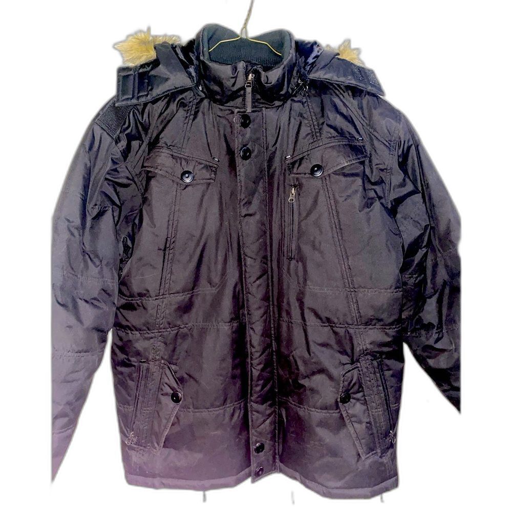 Men’s Medium Black Mountain Club Parka